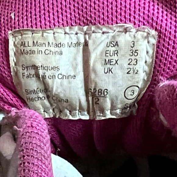 Champion Active Lite Girls Running Shoes Grey Pink Sparkles EUC 86286 Size 3 - Picture 8 of 8